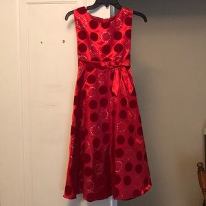 NWT Rare Editions Girls Red Dress